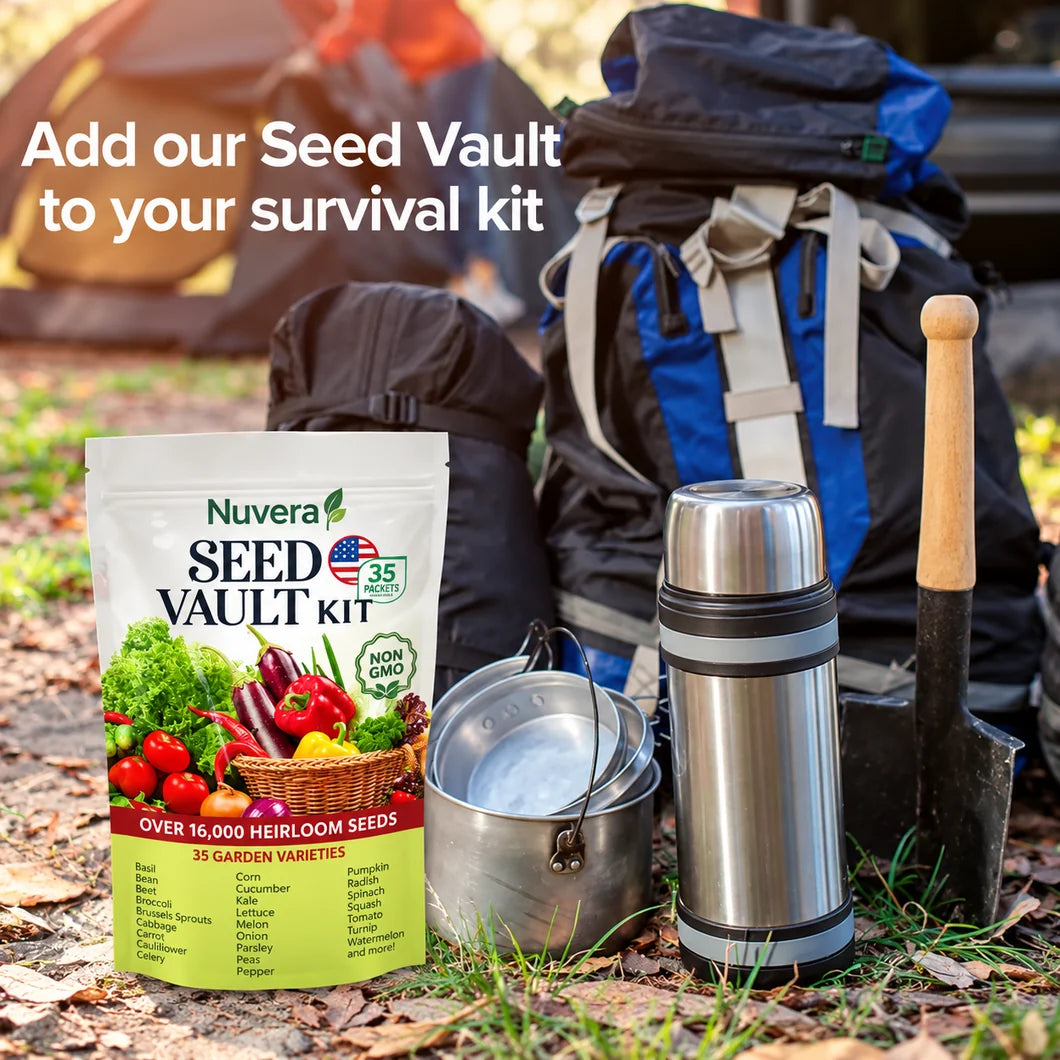 Nuvera® Seed Vault Kit - 35 Variety Pack
